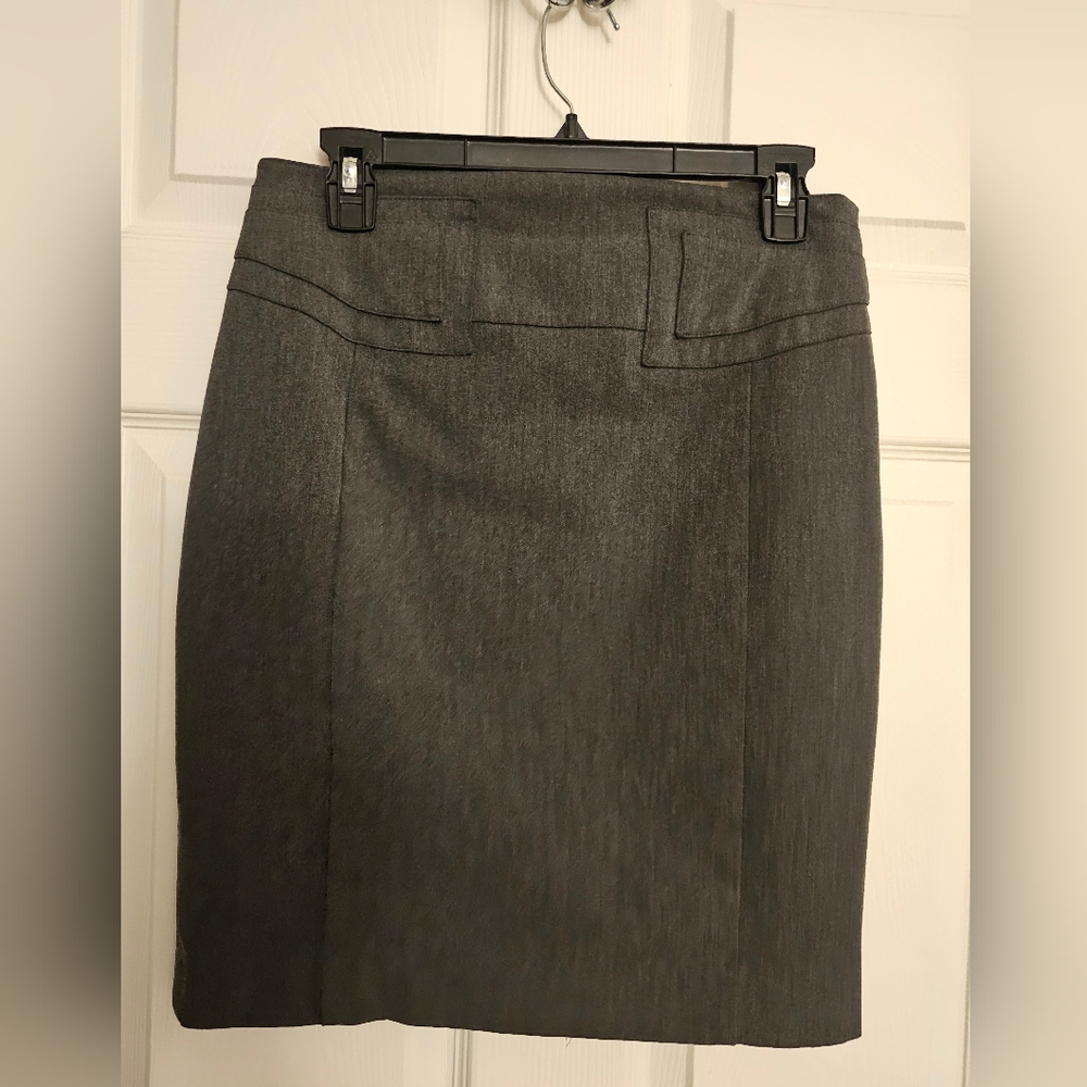 Express Pencil Skirt Gray